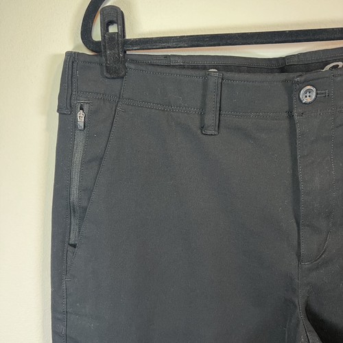 Eddie Bauer Mens Flex Wrinkle Resistant Classic Sport Chino Pants Black Sz 36x33 - Picture 3 of 12