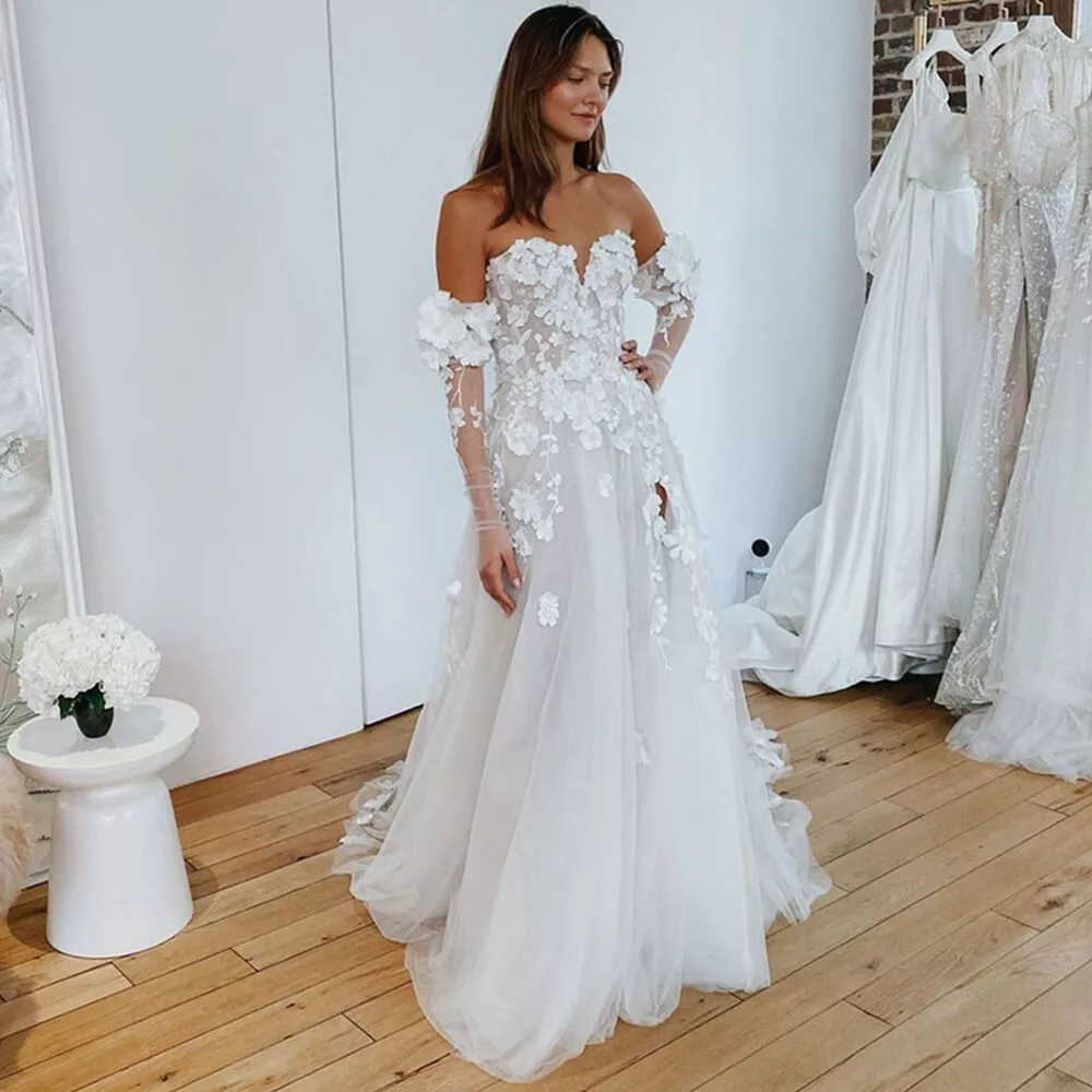 lace bridal dress