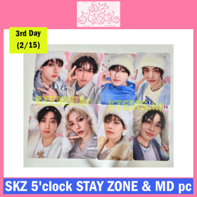 Stray Kids Fan Meeting SKZ 5'clock STAY ZONE Photocard MD skzoo