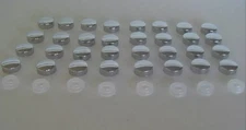 (32) Chrome License Plate Frame Screw Caps car truck bike motorcycle Bolt Covers