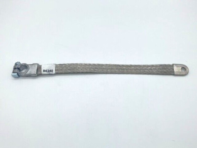 14'' Braided Ground Strap Top Post Terminal 2 Gauge Battery Cable