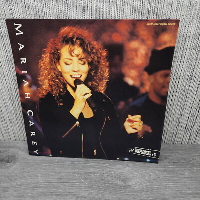 MARIAH CAREY: MTV UNPLUGGED +3 Laserdisc LD VERY GOOD CONDITION