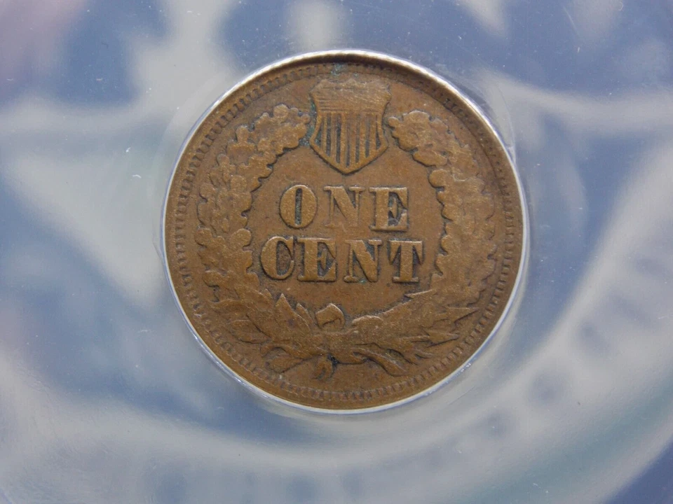 1870 Indian Head Cent Penny 1c ANACS VF25 #443 Very Fine ECC&C, Inc. - Image 2 of 4