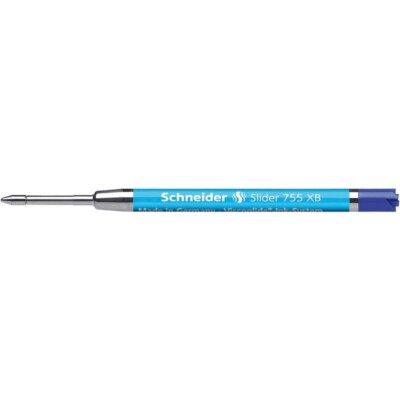 3x Schneider Slider 755 XB Kugelschreibermine ViscoGlide-Tech blau 77347