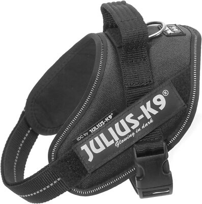 Julius-K9, 16IDC-P-M, IDC Powerharness, dog harness, Size SMini, Black