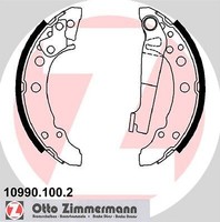 Zimmermann 10990.100.2 Bremsbackensatz FüR Audi Seat VW