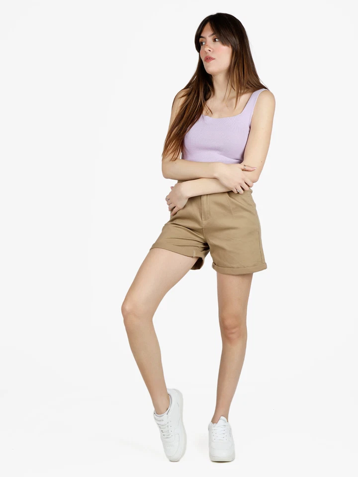Sexy Sense Shorts donna a vita alta in cotone - Immagine 4 di 4