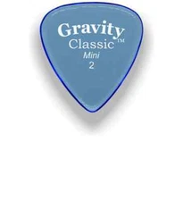 Gravity Picks Classic Mini 2mm Blue Acrylic  GCLM2P 