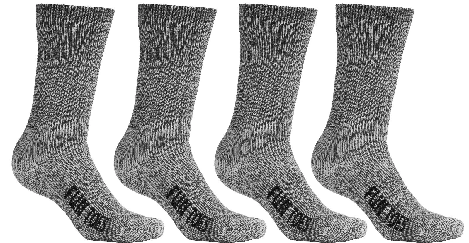 FUN TOES Men 4 Pairs Merino Wool Socks Lighweight Black Hiking trailing winter
Opens in a new window