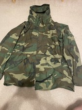 USGI US Army Gen 1 ECWCS Goretex Cold Weather Parka Coat Woodland Medium Regular