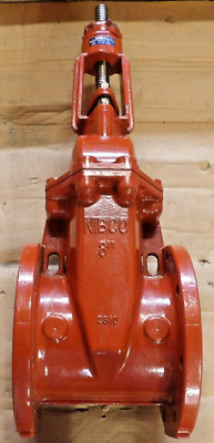 Nibco F-607-RWS 8'' Resilient Wedge Gate Valve Flanged Ductile Fire Main Damaged