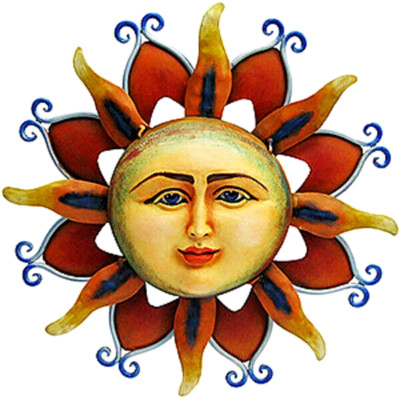 SUN SUNSHINE SUNFLOWER ART Pendant 925 Sterling Silver 20'' Necklace Men Women
