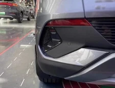 For BYD Atto 3 Rear Fog Light Lamp Eyebrow Panel Trim Cover Car Accessories 2023