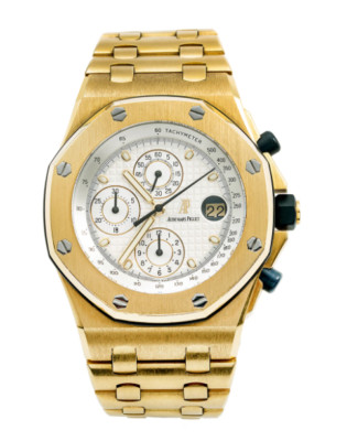 Audemars Piguet Royal Oak Offshore Chronograph 25721BA Yellow Gold 42mm Watch