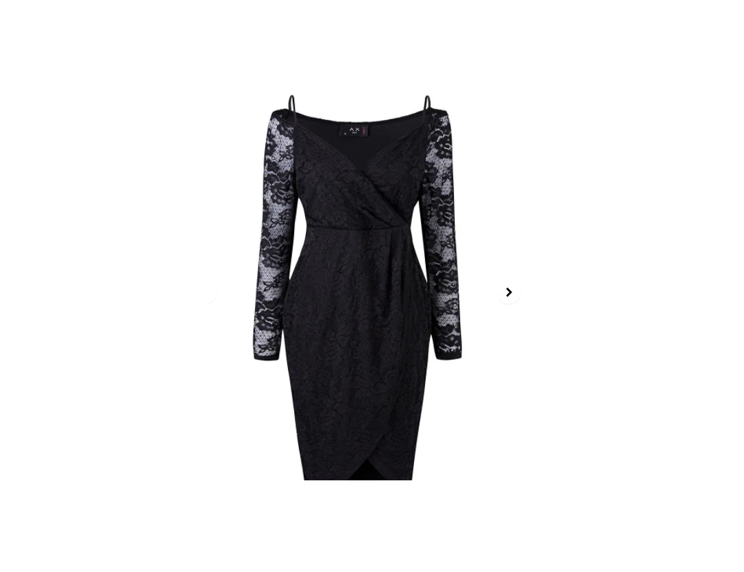 Ax paris cold shoulder lace dress cheap
