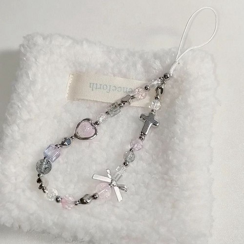 Phone Charm Phone Wrist Strap Star Beads Cellphone Lanyard Phone Case - 第 6/18 張圖片