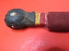 NATIVE HAND MADE KNIFE HORN HUMAN EFFIGY OLD AMERICAN? ANTIQUE ORIGINAL RARE FAC — photo 5