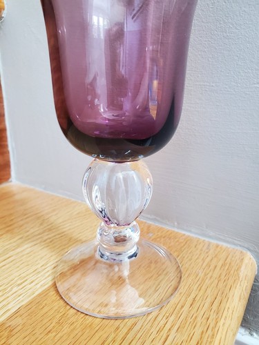 LENOX Stemware Colore Amethyst Purple Water Goblet EUC (12 available) - Picture 3 of 9