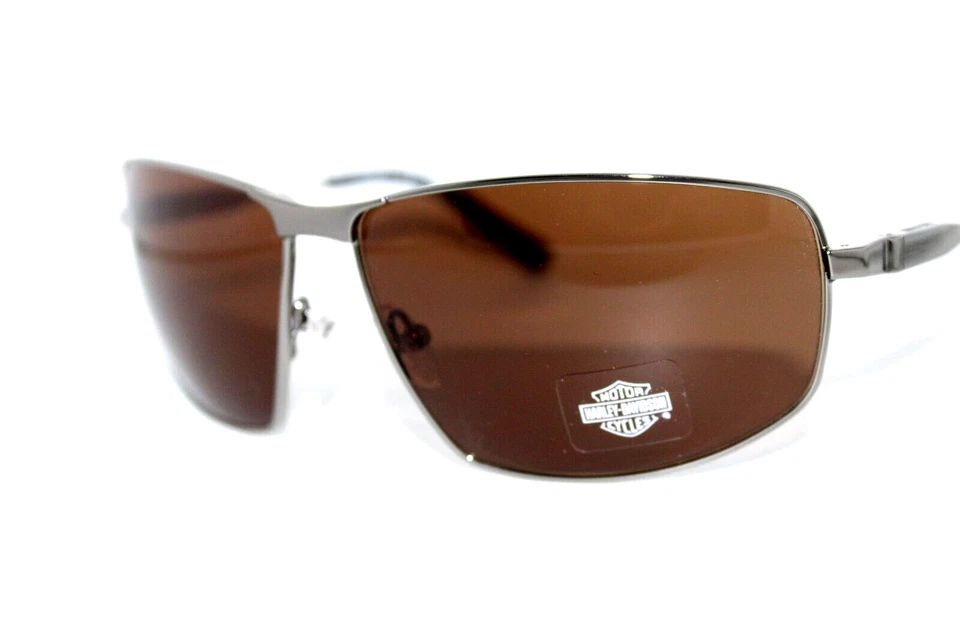 NUEVO HARLEY-DAVIDSON HD0965X 08E PLATEADO AUTÉNTICO GAFAS DE SOL MARCOS 65 MM CON BOLSA Foto 2 de 4