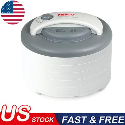Kitchen Food Dehydrator W/ 6 Trays Screens Thermostat Jerky Gun Accessory 500 W