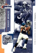 2001 Fleer Game Time #6 Terrell Davis Denver Broncos