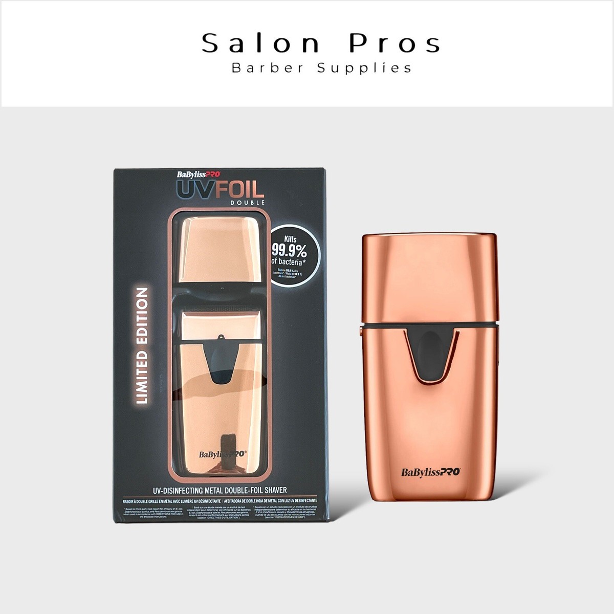 Limited Edition Babyliss Pro Fx02 Shaver Babyliss PRO Double UV