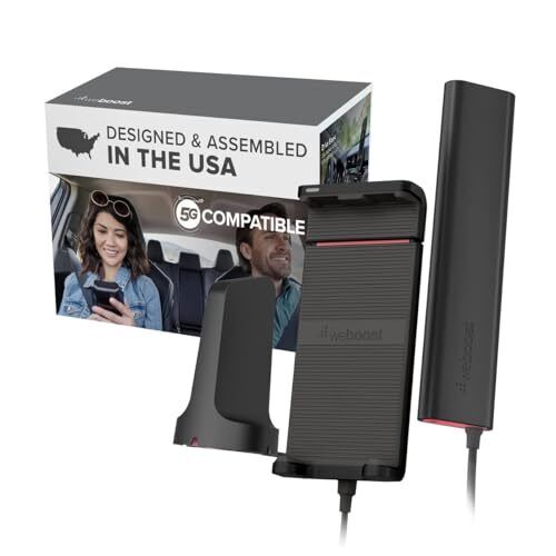 weBoost Drive Sleek - Car Cell Phone Signal Booster with Cradle Mount| Boosts 5G - Picture 1 of 6