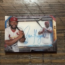 2015 Topps Jumbo Strata Signature Relic Patch Auto Jason Hayward 10/25 SP THICK