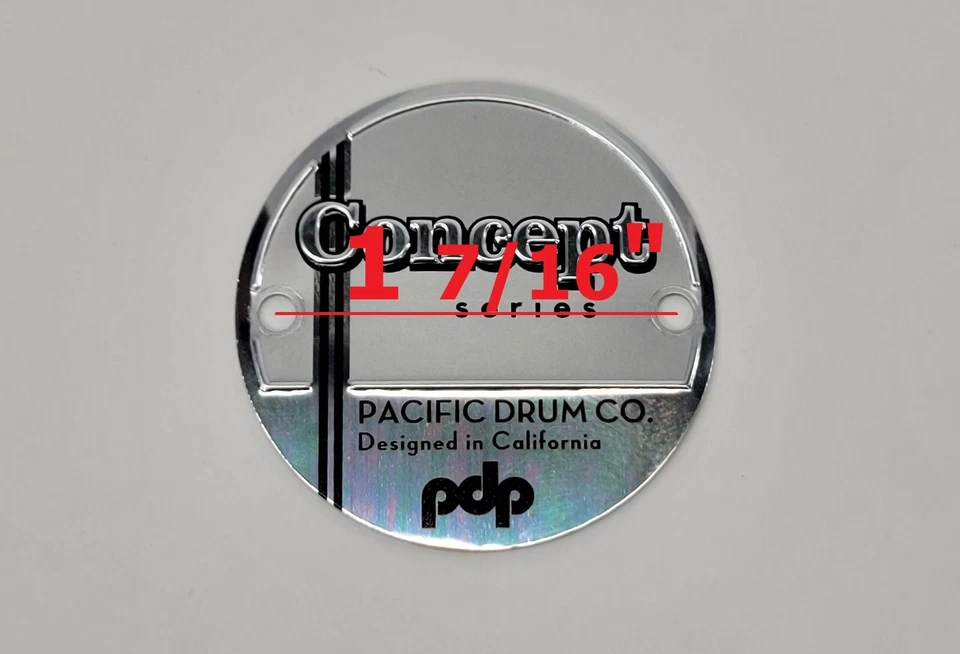 PDP Concept Series Snare Drum Badge with Gasket and Mounting Screws - Image 3 of 3