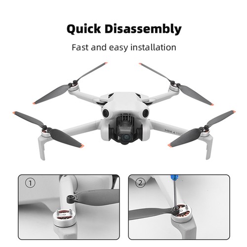 Hélice de bajo ruido para DJI MINI 4 PRO dron bajo ruido hélices juego de alas - Imagen 15 de 19