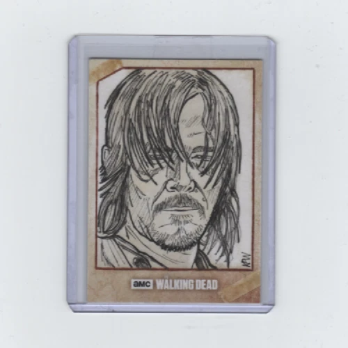 Walking Dead with Sketch Collectable Trading Cards for sale | eBay