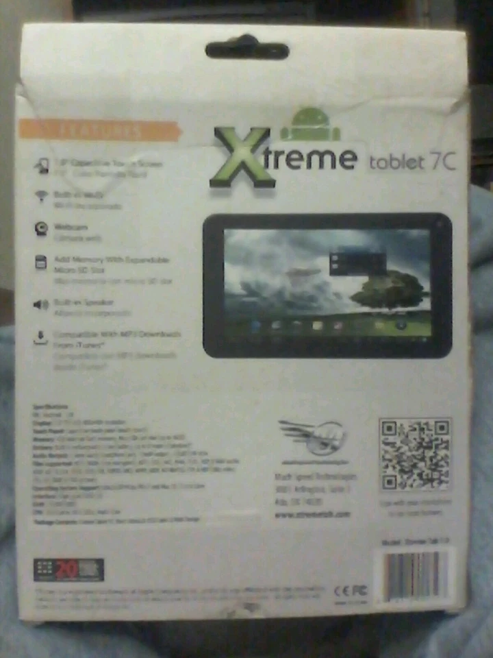 Tablet Xtreme 7C. Negro Foto 2 de 4
