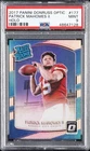 2017 PANINI DONRUSS OPTIC HOLO #177 PATRICK MAHOMES II ROOKIE RC PSA 9