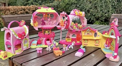 Vintage Hasbro My Little Pony Ponyville Spielsets Konvolut Generation 3,5