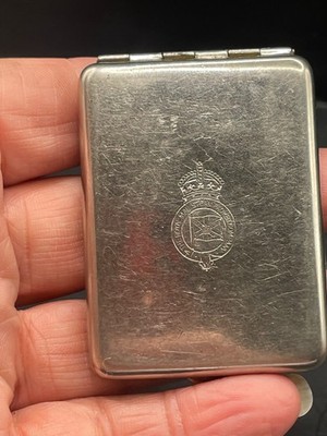 Royal Mail Steam Packet Company Streichholzheftchenkoffer Vintage versilbert