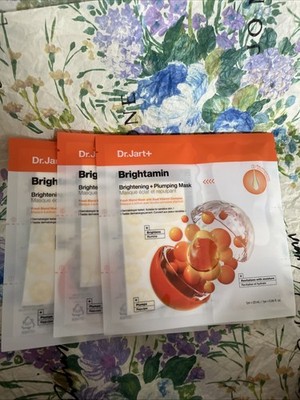 x3 Dr Jart Brightamin Brightening + Plumping Mask 