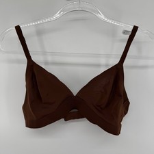 GapBody Brown No Show Bralette Seamless Comfort Size Medium