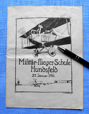 Zeitung der Milit&auml;r Flieger Schule HUNDSFELD Psie Pole " Jan. 1916 .. .