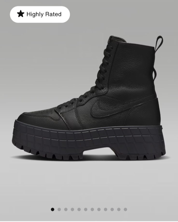 【NIKE】WMNS AIR JORDAN 1 BROOKLYN BLACK Nike Air Jordan 1 Brooklyn Platform Black Women's Boots US 5.5 | eBay