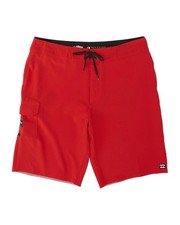 NEW 50 BILLABONG BOYS RECYCLER ALL DAY PRO BOARD SHORTS RED SZ 28