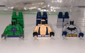Lego Bane,The Riddler & Batman Minifigures From  7787 New BAT021 ,BAT022,BAT023