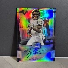 TY. HILTON 2012 LEAF METAL DRAFT AUTO ROOKIE FOOTBALL CARD-#'d /99