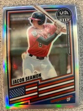 2026 Panini Stars & Stripes - Jacob Seamon- Silver Prizm Parallel - Team USA