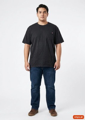 Dickies T-shirts  Heren  maat  L Zwart  Vintage Classic