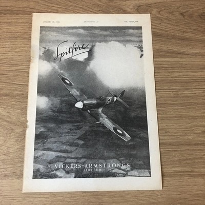 SAIR44 MAGAZINE ADVERT 11X8 VICKERS-ARMSTRONGS:  SPITFIRE 