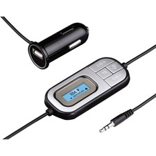 Hama FM Transmitter Display Klinke Auto-Radio AUX Handy MP3-Player Kfz Adaper