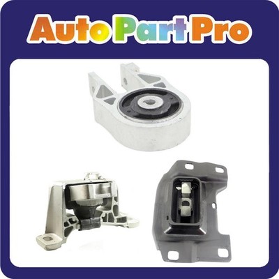 For Ford Focus 2.0L 12-18 Engine Motor, Torque Strut & Transmission Mount 3PCS