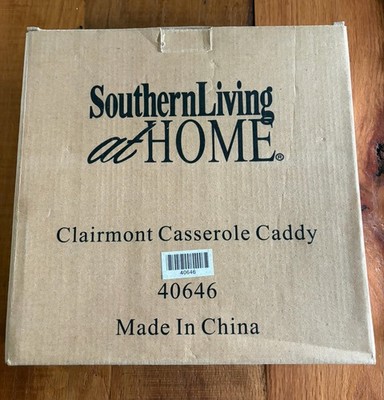 Southern Living at Home Clairmont Casserole Caddy 9 x9  Iron New