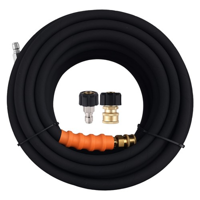 #ad 3 8quot; 75FT Quick Connect Power Pressure Washer Hose 4800PSI Steel Wire Braided $99.40