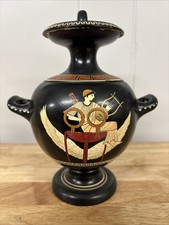 VINTAGE D. VASSILOPOULOS Greek Pottery Hydria - Apollo on Winged Tripod Replica